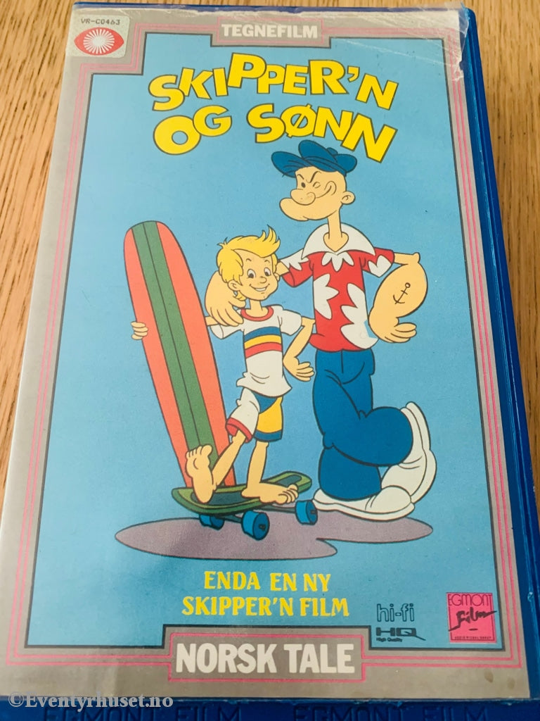 Skippern Og Sønn. Vol. 3. 1988. Vhs Big Box.