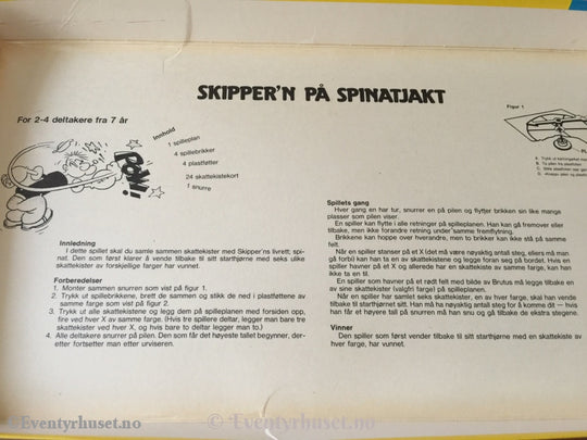 Skippern På Spinatjakt. Brettspill. Brettspill