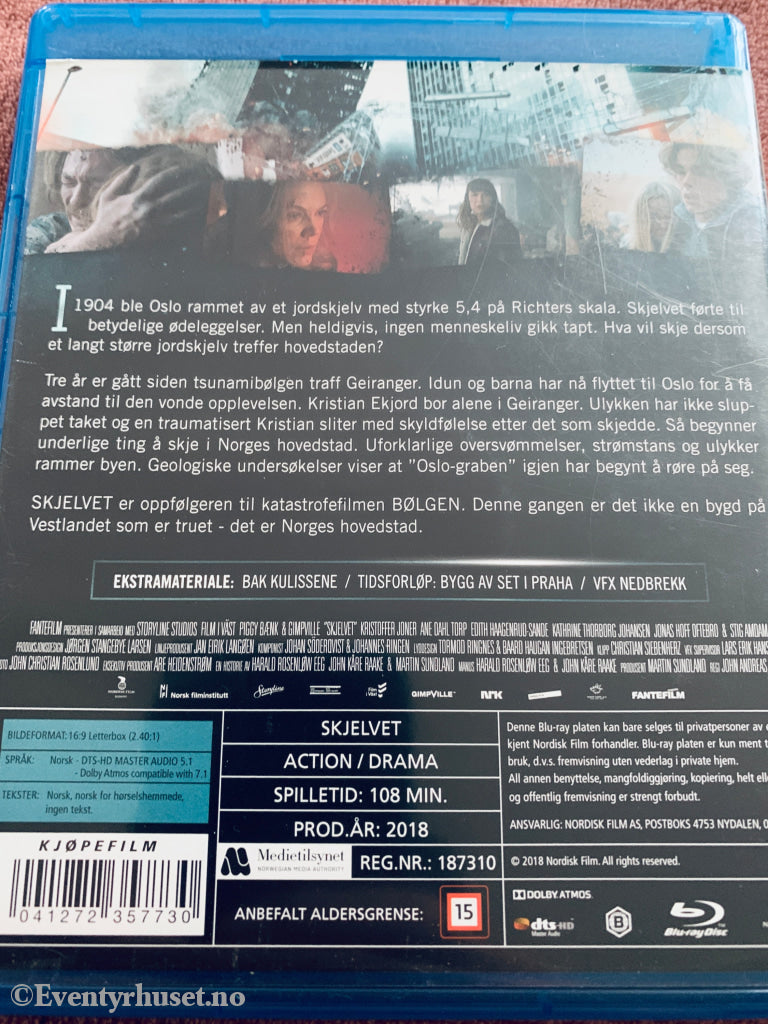 Skjelvet. Blu-ray.