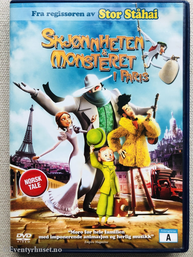 Skjønnheten & Monsteret I Paris. 2011. Dvd. Dvd