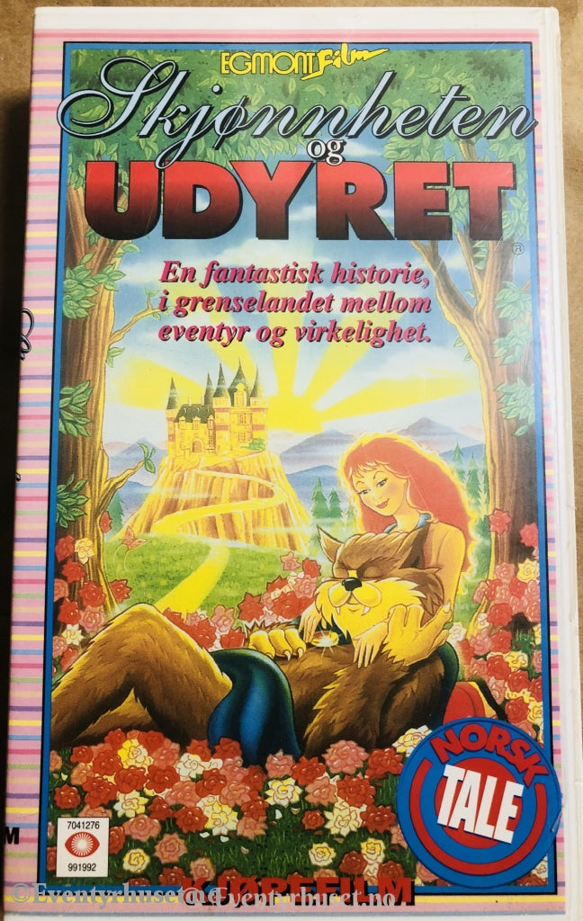 Skjønnheten Og Udyret. 1992. Vhs. Vhs