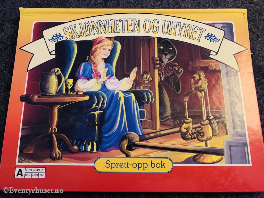 Skjønnheten Og Udyret. Sprett-Opp-Bok. 1995. Fortelling