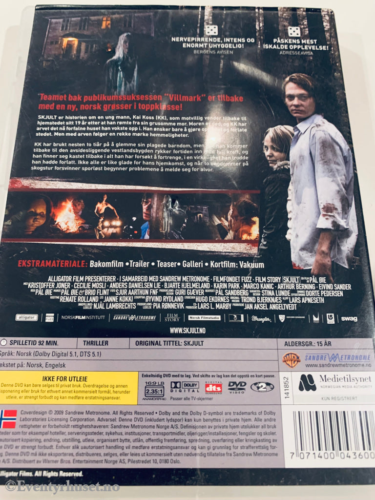 Skjult. 2009. Dvd. Dvd