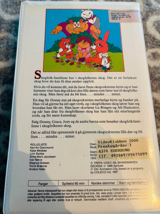 Skogfolk-familiene (Sylvanian Families). 1987. Video 2000. VHS Big Box