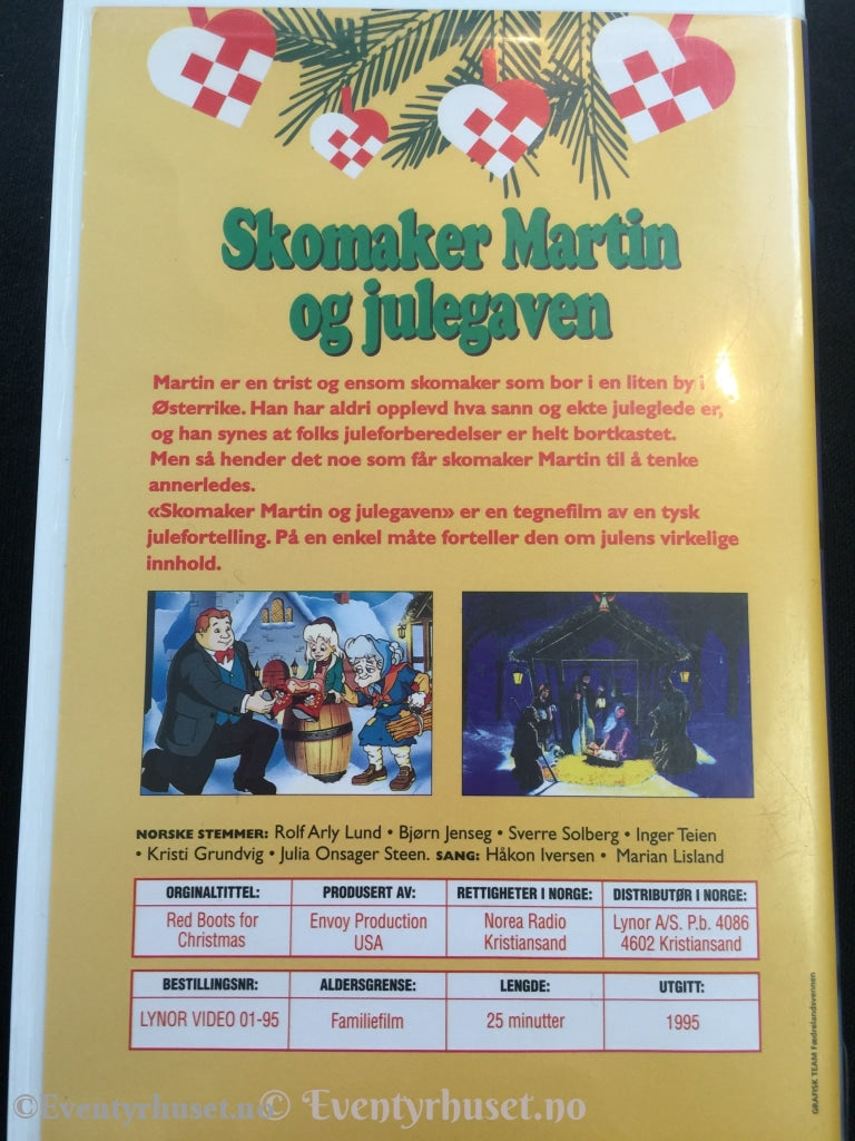 Skomaker Martin Og Julegaven. Vhs Big Box.