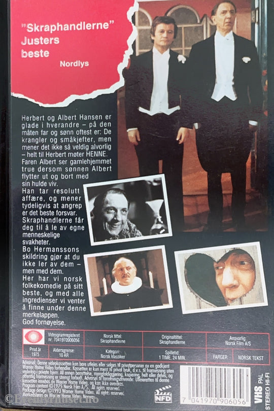 Skraphandlerne. 1975. Vhs. Vhs