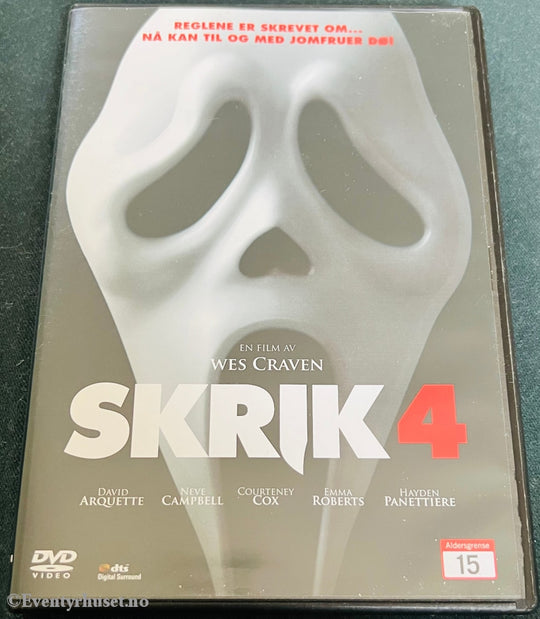 Skrik 4 (Scream 4). Dvd. Dvd