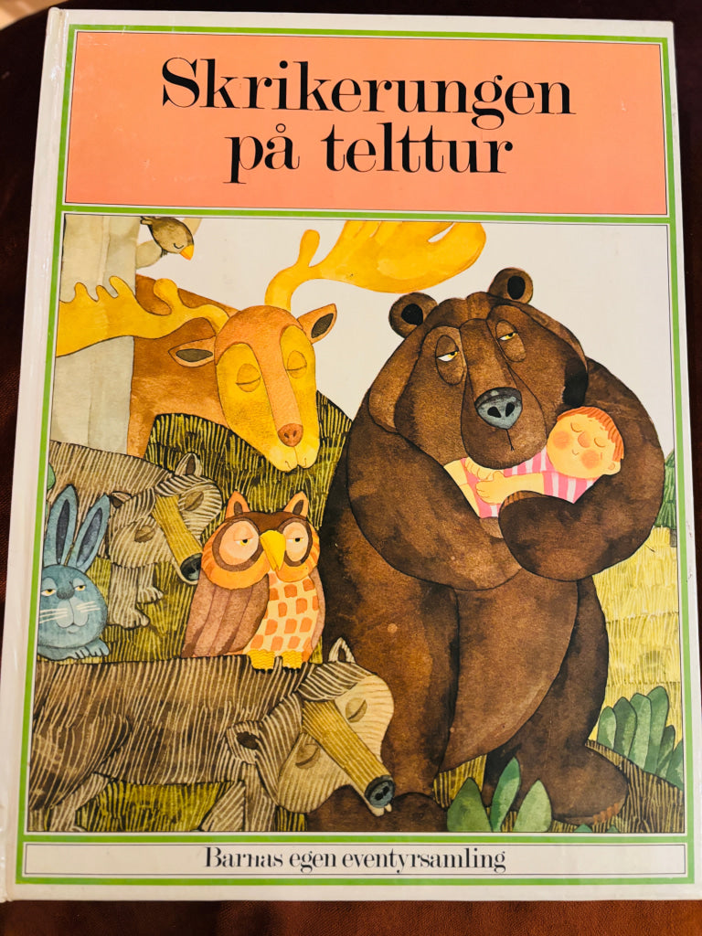 Skrikerungen på telttur. Bok.