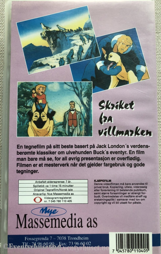 Skriket Fra Villmarken. Vhs. Vhs