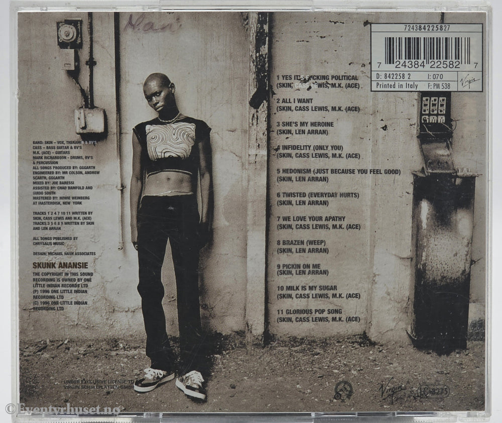 Skunk Anansie. 1996. Stoosh. CD.