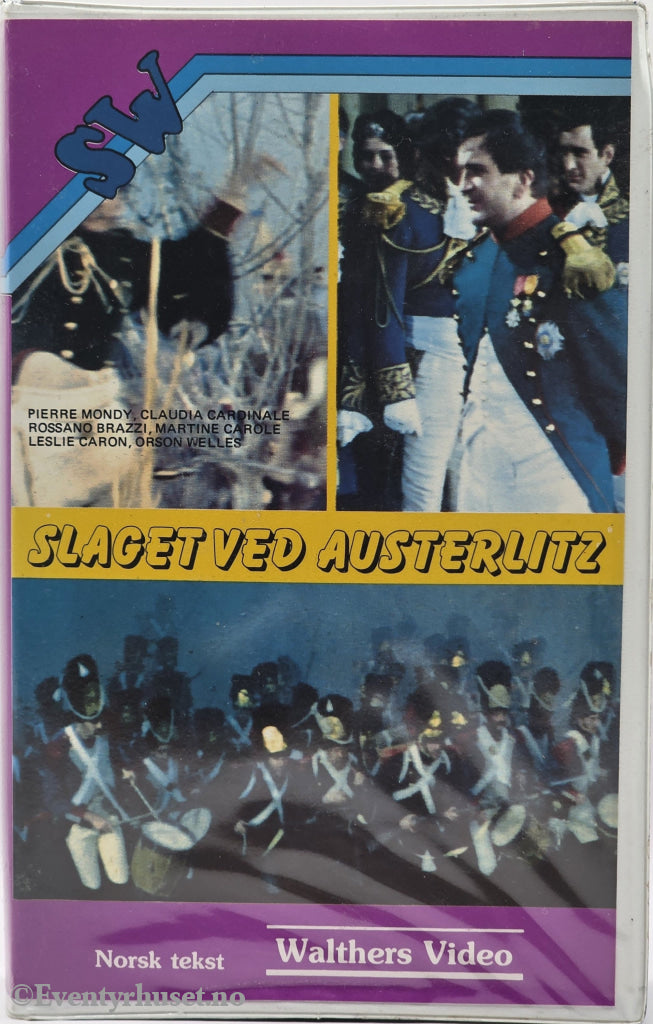 Slaget ved Austerlitz (1960). VHS Big Box.