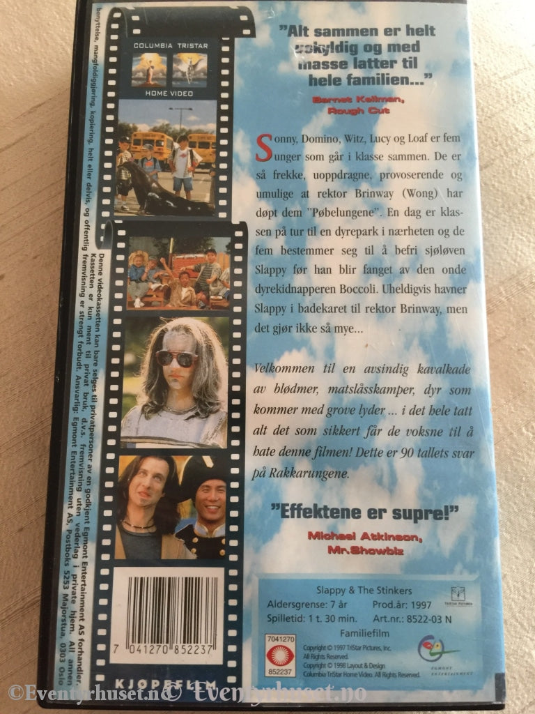 Slappy & Pøbelungene. 1997. Vhs. Vhs