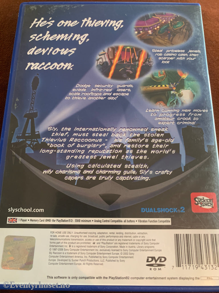 Sly Raccoon . PS2
