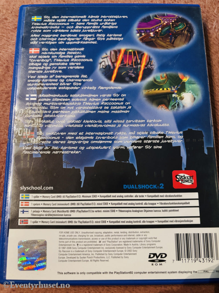 Sly Raccoon. PS2.