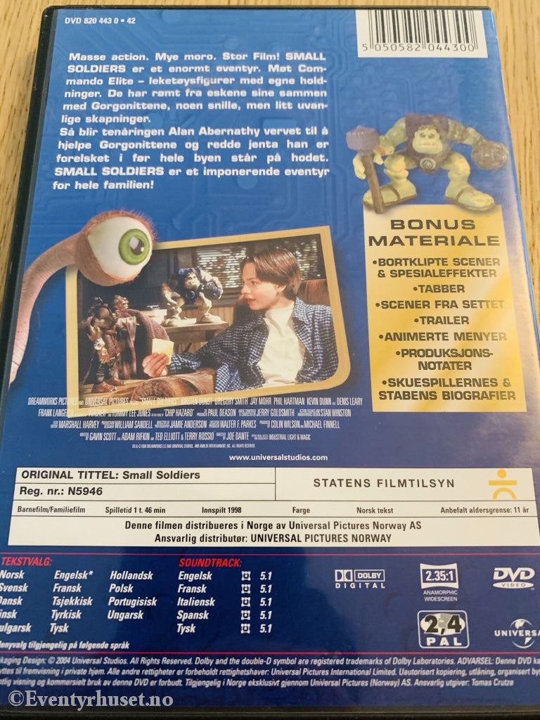 Små Soldater. 1998. Dvd. Dvd