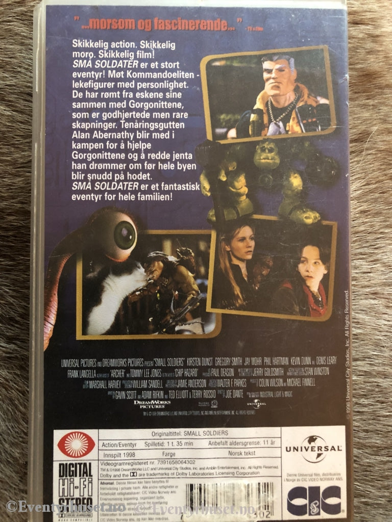 Små Soldater. 1998. Vhs. Vhs