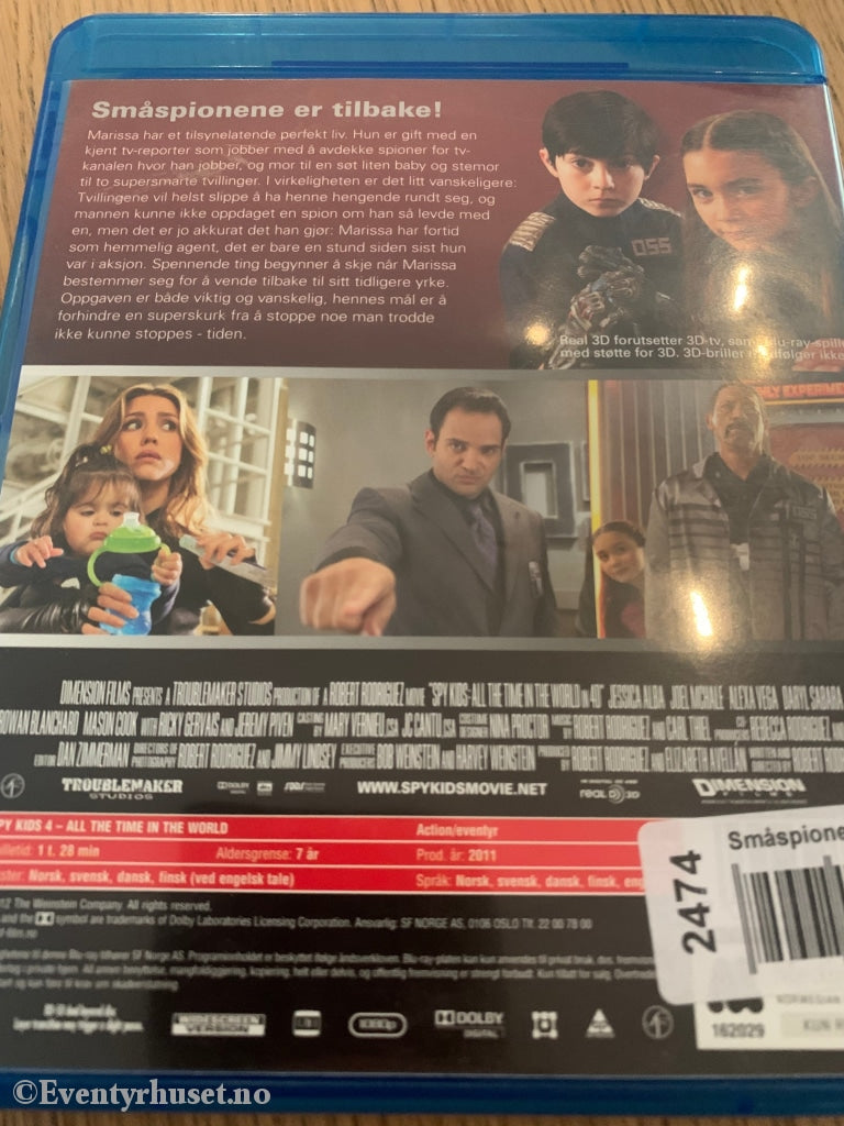 Små Spioner 4. Blu-Ray 3D. Blu-Ray Disc