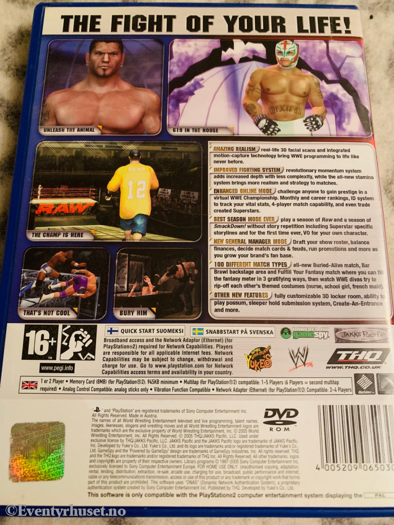 Smack Down Vs Raw. 2006. Ps2. Ps2