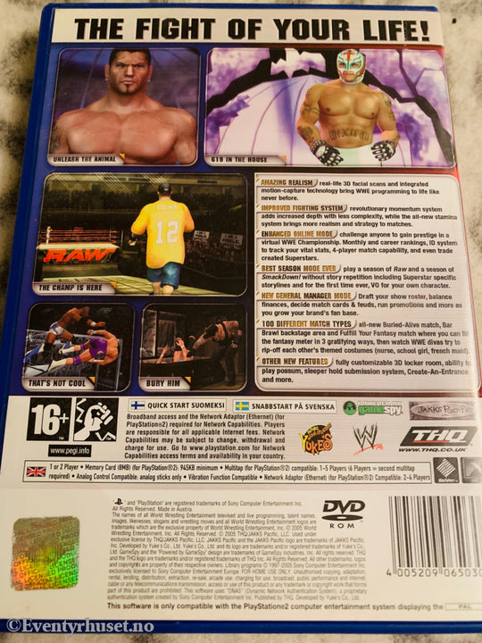 Smack Down Vs Raw. 2006. Ps2. Ps2