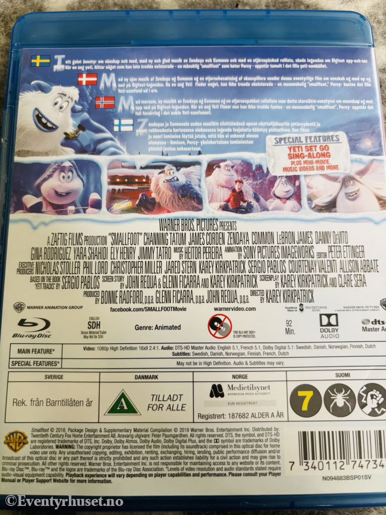 Smallfoot. Blu-ray.