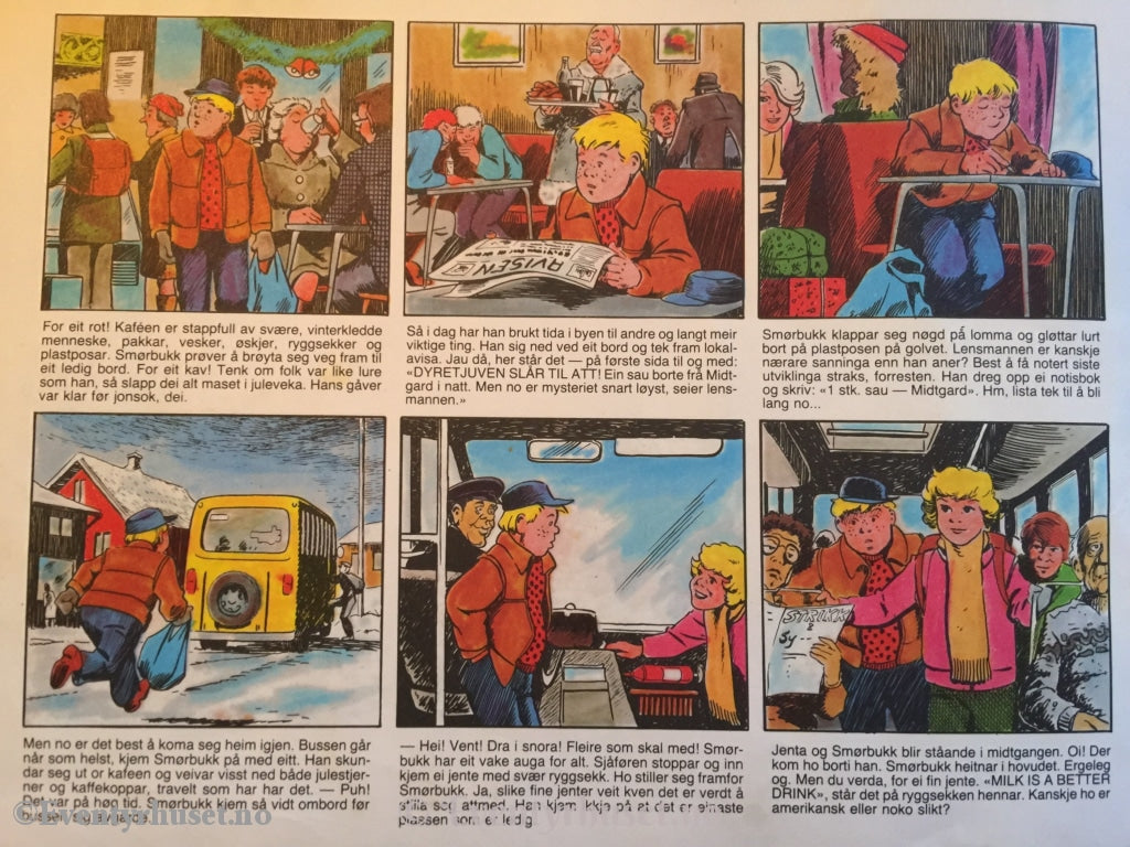 Smörbukk - 1984/85. Gd+. Tegneserieblad