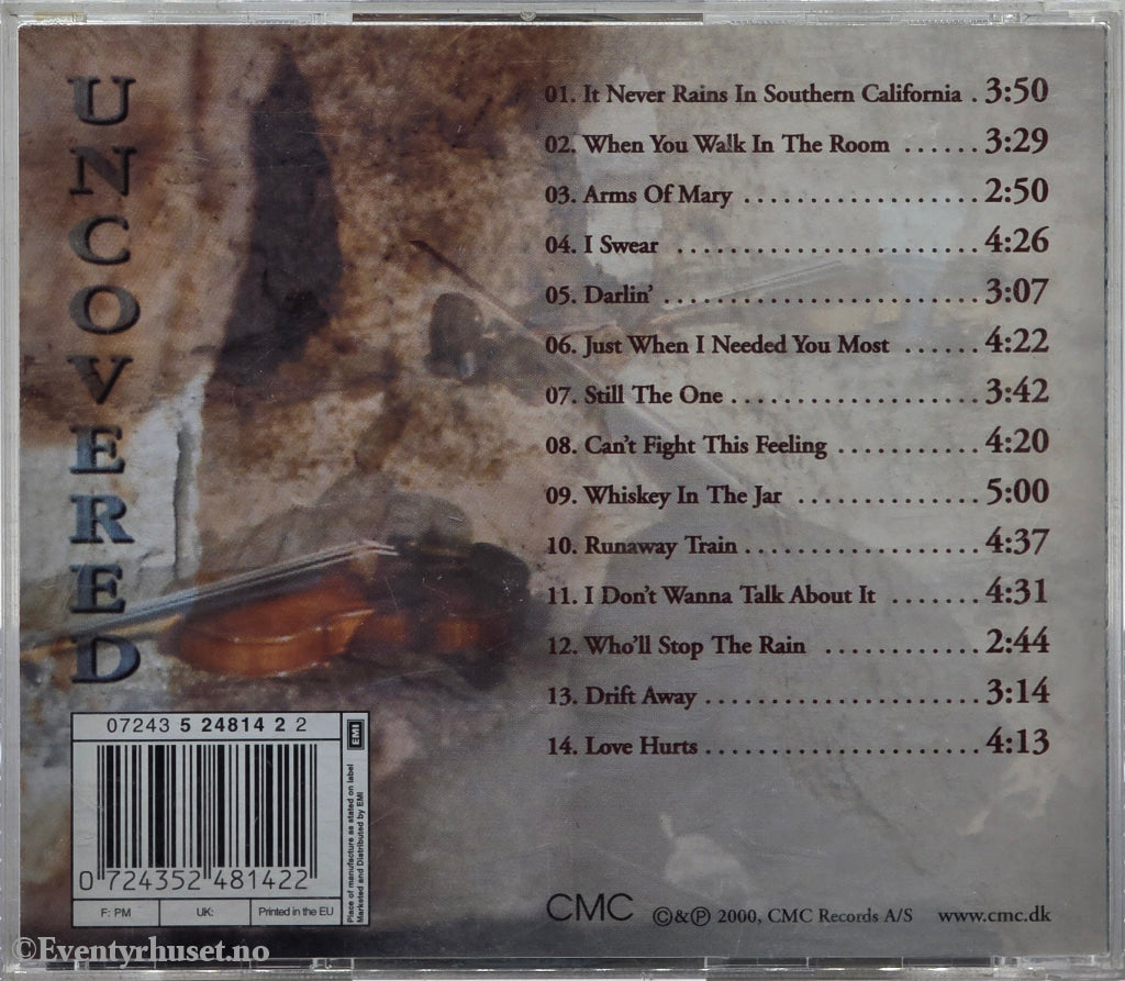 Smoke. Uncovered. 1995 . Musikk-CD.