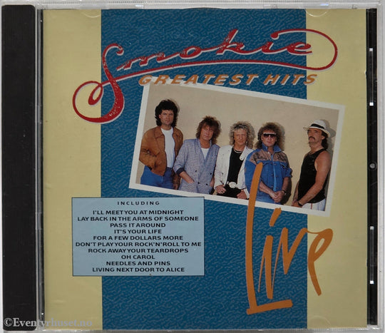 Smokie (1989) "Greatest Hits Live". Musikk-CD.