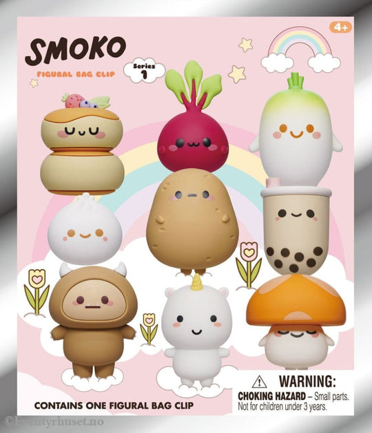 Smoko 3D Foam Bag Clips Serie 1 Display (24) Fashion & Accessories