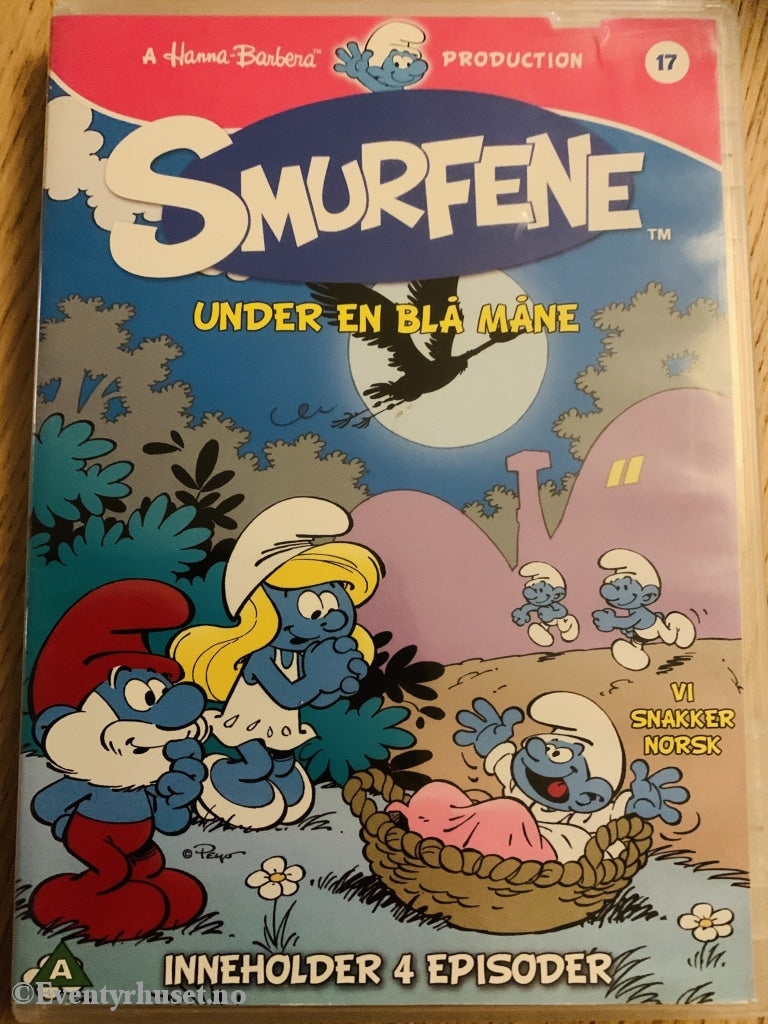 Smurfene 17 - Under En Blå Måne. Dvd. Dvd