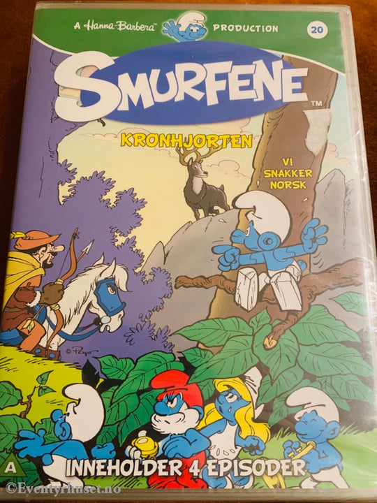 Smurfene 20. Kronhjorten. 2012. Dvd. Ny I Plast! Dvd