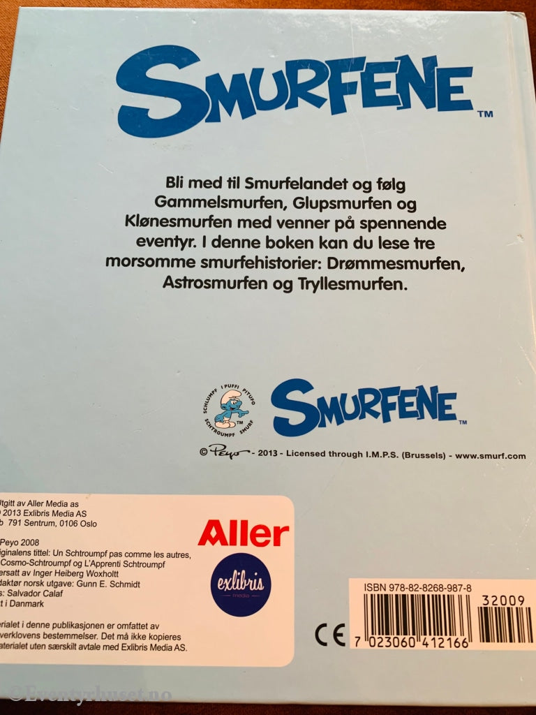 Smurfene. 3 Morsomme Fortellinger. Fortelling