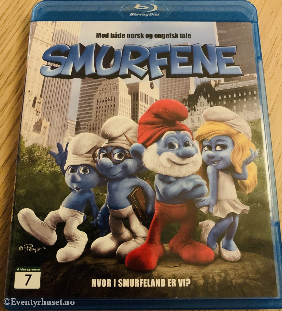 Smurfene. Blu-Ray. Blu-Ray Disc