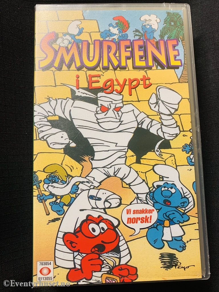 Smurfene I Egypt. Vhs (Dhe Norge Versjonen).