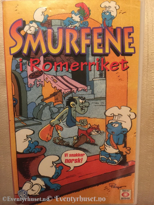 Smurfene I Romerriket. 1989. Vhs. Vhs