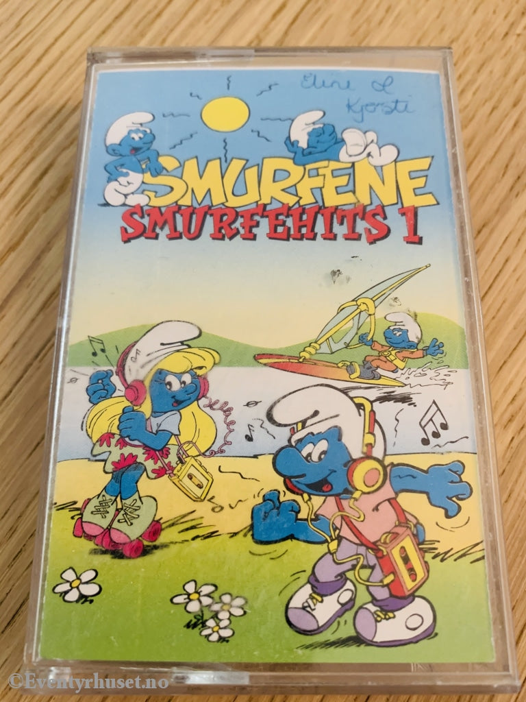 Smurfene. Smurfehits 1. 1996. Kassett. Kassett (Mc)