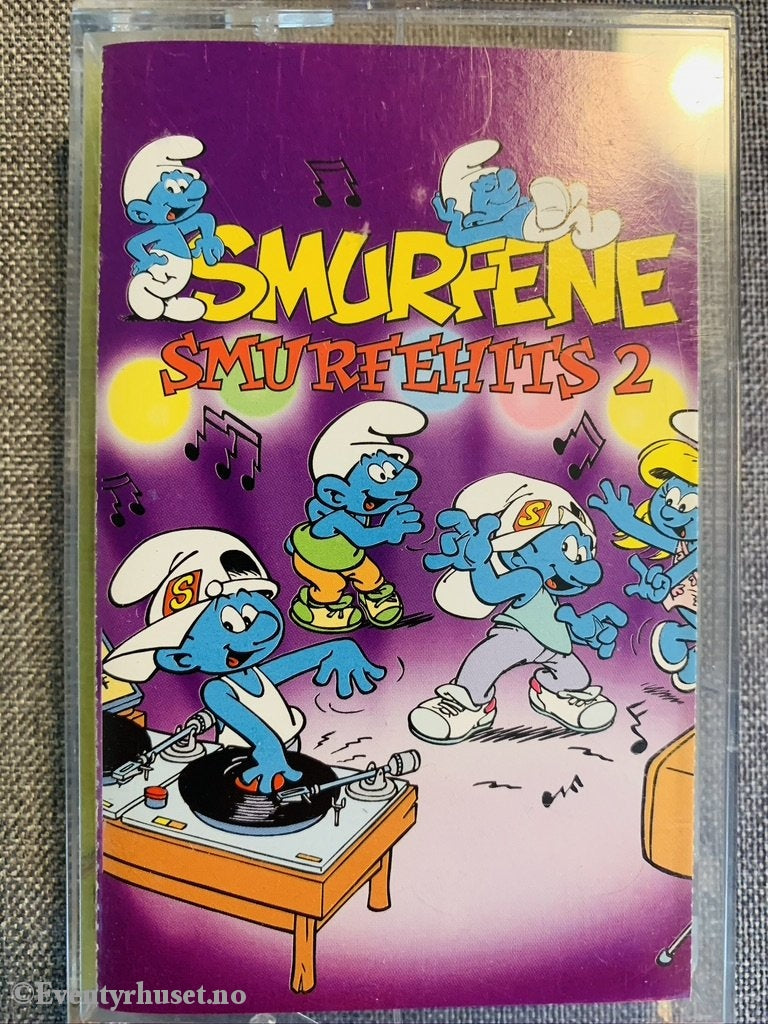 Smurfene. Smurfehits 2. 1997. Kassett. Kassett (Mc)