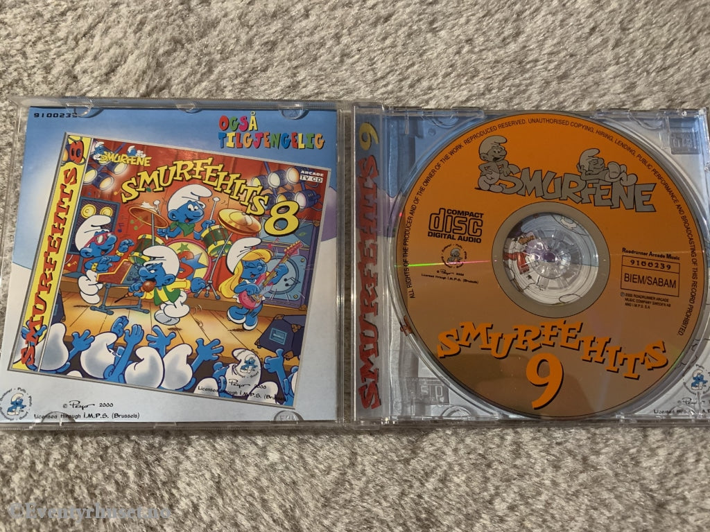 Smurfene. Smurfehits 9. 2000. Cd. Cd