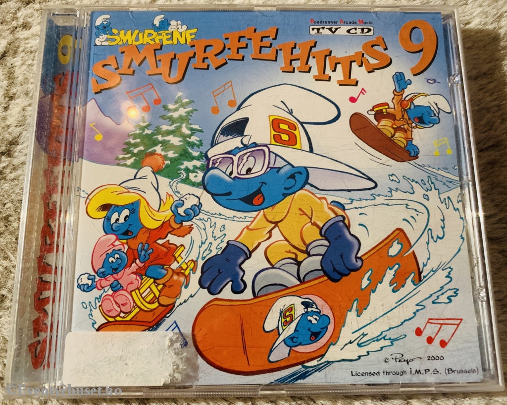 Smurfene. Smurfehits 9. 2000. Cd. Cd