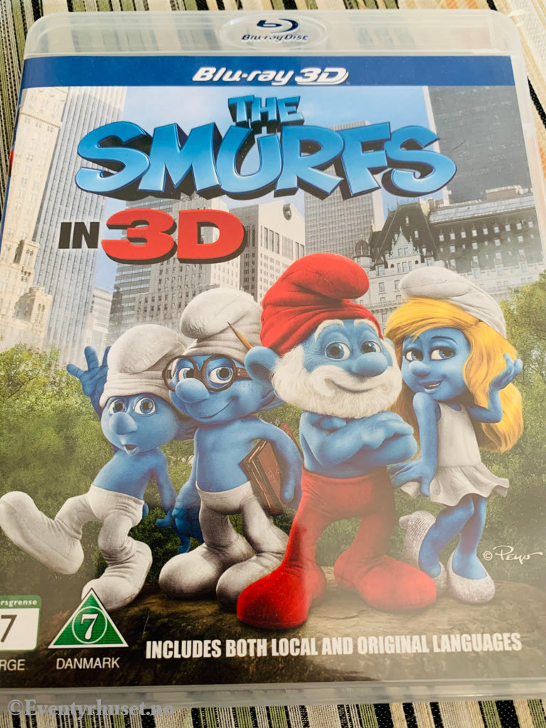 Smurfs (Smurfene) 3D. Blu-Ray. Blu-Ray Disc