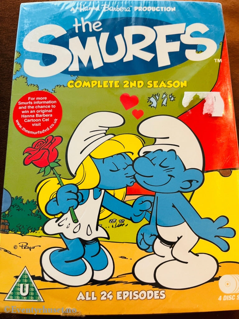 Smurfs (Smurfene). Dvd Samleboks Ny I Plast!