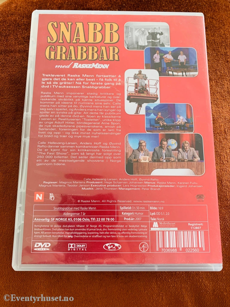 Snabb Grabbar. 2007. Dvd. Dvd