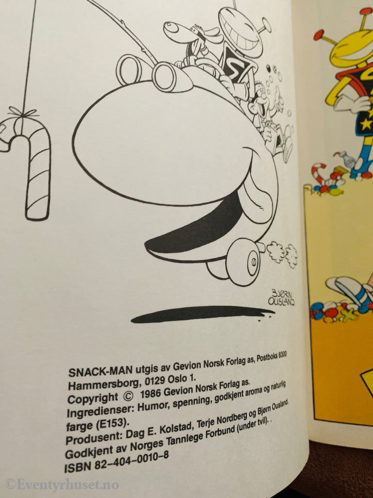 Snack-Man Årsalbum 1987. Tegneseriealbum.