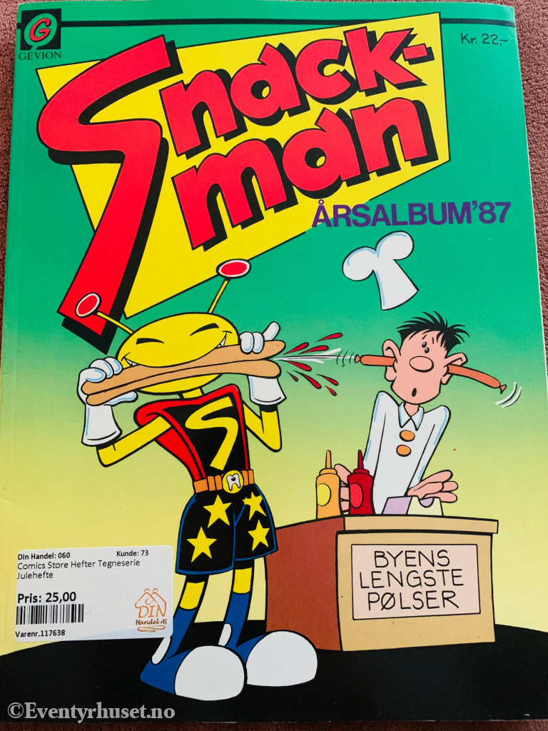 Snack-Man Årsalbum 1987. Tegneseriealbum.