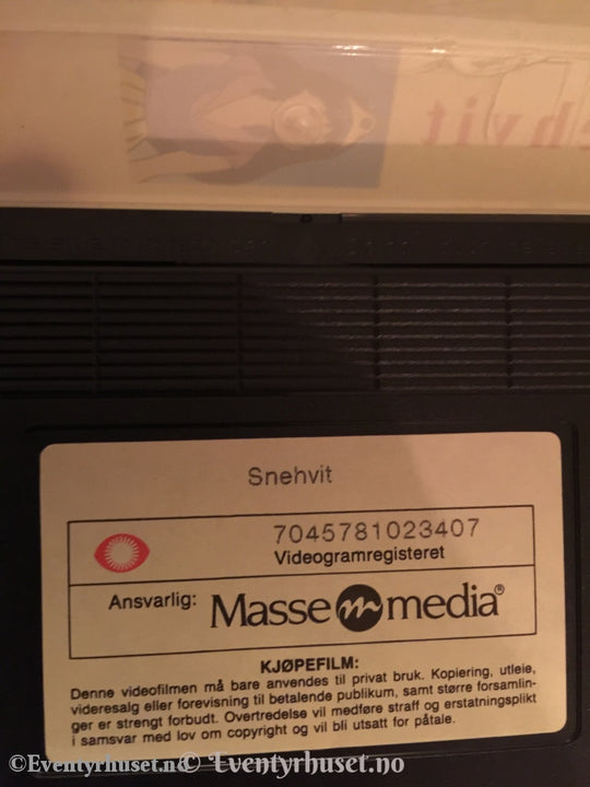 Snehvit. 1990. Vhs. Vhs