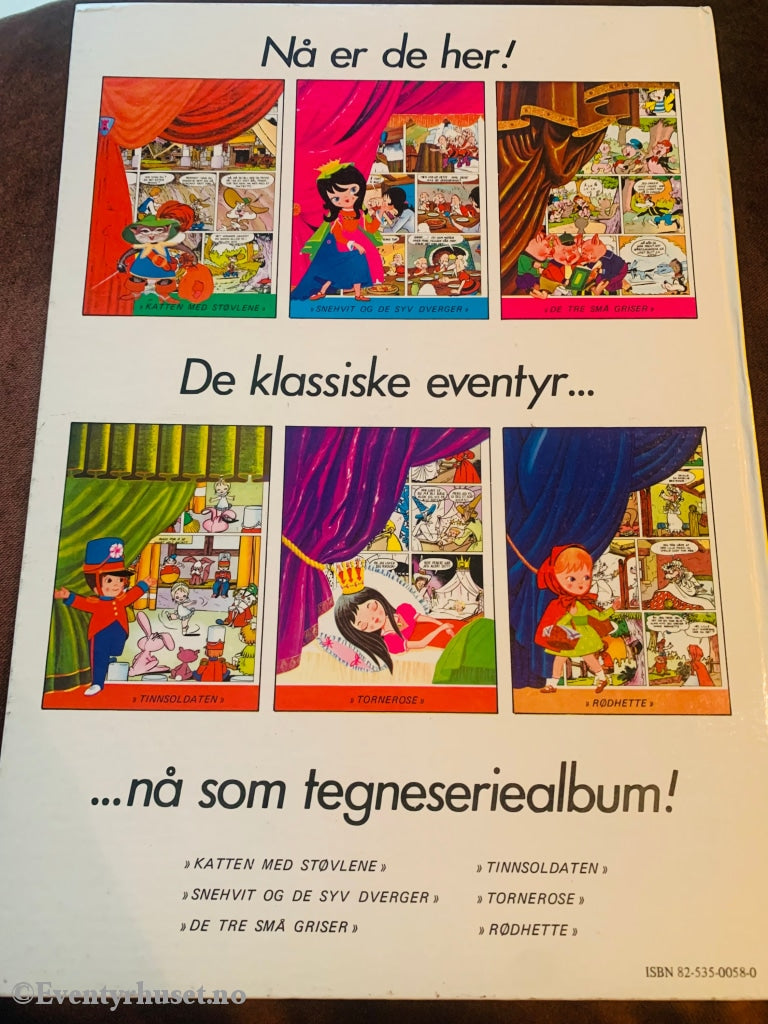 Snehvit Og De Syv Dverger. Et Klassisk Eventyr Som Tegneserie. 1972/74. Eventyrbok