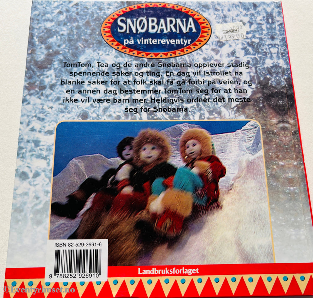 Snøbarna på vintereventyr. 1997. Barnebok.