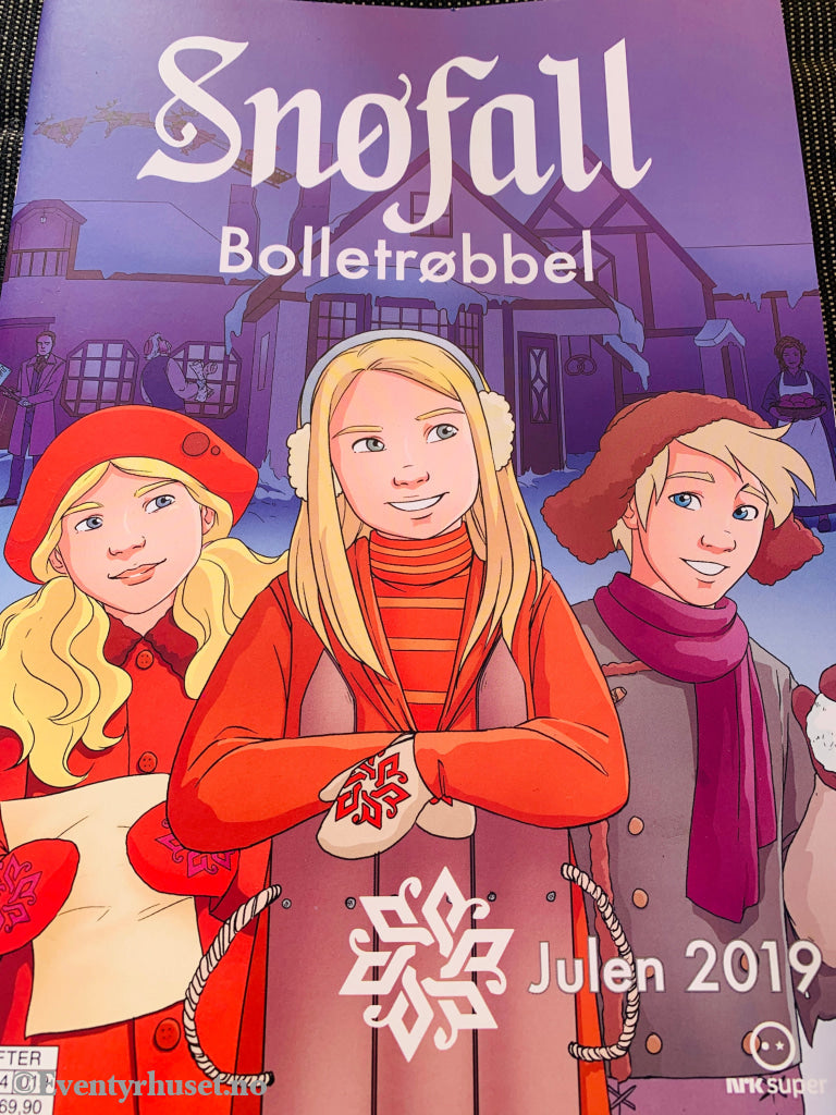 Snøfall. Bobletrøbbel. Julen 2019. Julehefte.