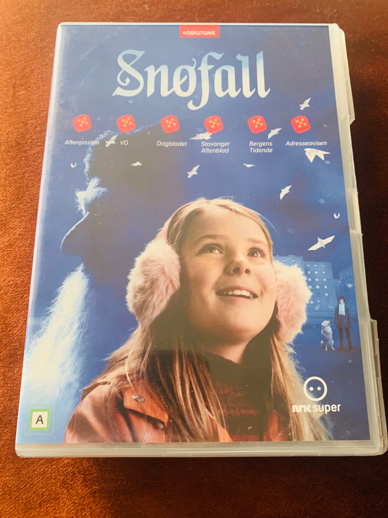 Snøfall (Nrk). Dvd. 4 Disker! Dvd