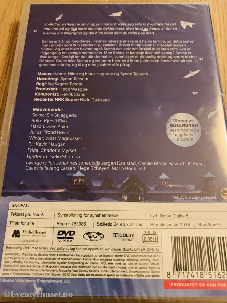 Snøfall (Nrk). Dvd - Ny I Plast!
