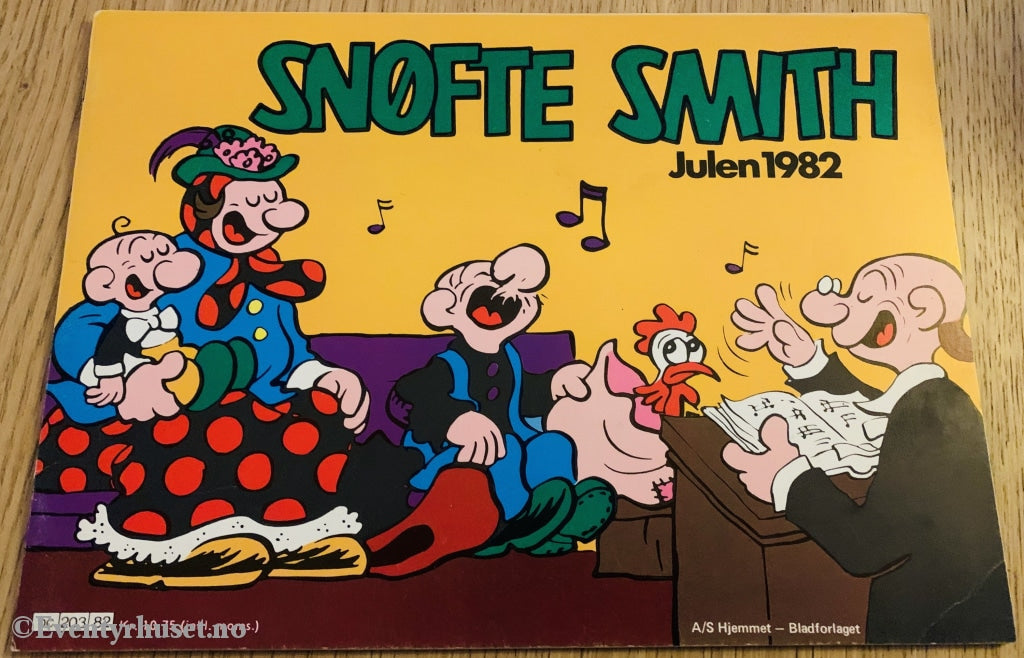 Snøfte Smith. Julen 1982. Julehefter